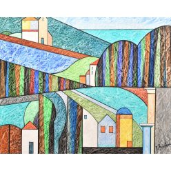Julianna Pálfy - Balatoni anzix (40 x 50 cm) olaj/farost