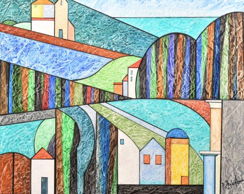 Julianna Pálfy - Balatoni anzix (40 x 50 cm) olaj/farost