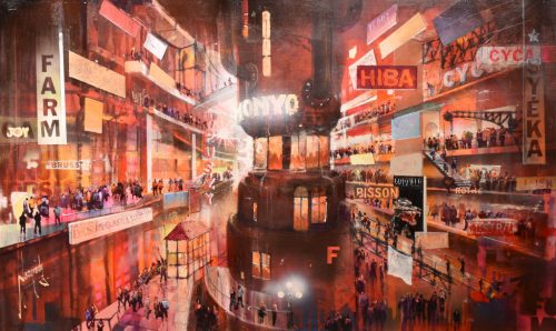 Neogrády Antal - Total Recall (60x100cm) olaj/vászon