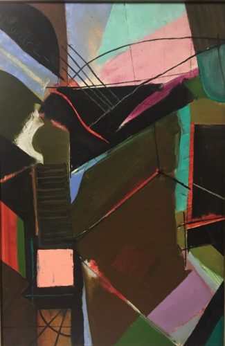 Müller Árpád - Tükröződés (60x40cm) olaj/vászon