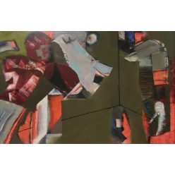 Müller Árpád - Öltöző (40x60cm) olaj/vászon