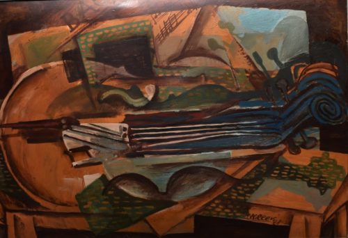 Müller Árpád - Bach (70x100cm) olaj/vászon