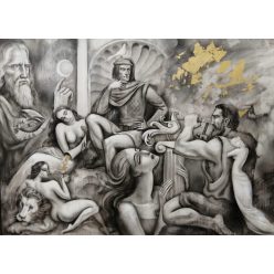 Boros Attila - Cinquecento (50 x 70 cm) olaj/farost