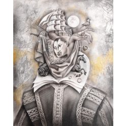 Boros Attila - A polihisztor (50x40cm) olaj/vászon