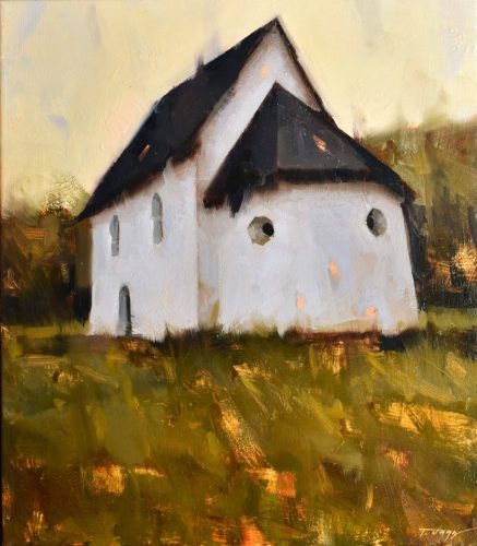 Nagy Tibor - Nyugodt reggel (40x35cm) olaj/vászon
