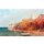 Neogrády Antal - Kéklő horizont (39 x 60 cm) olaj/fa