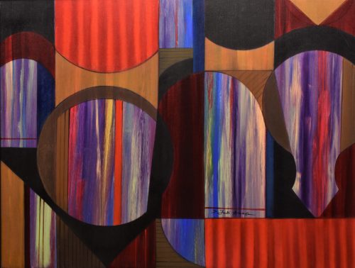 Pálfy Julianna - Ritmus (60 x 80 cm) olaj/vászon