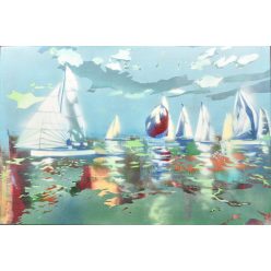 Barakonyi Zsombor - G. L. 80  (50 x 150 cm) vegyes