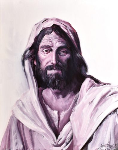 Gasztonyi Kálmán - A rabbi, akiből Krisztus lett (70 x 55cm) olaj/vászon