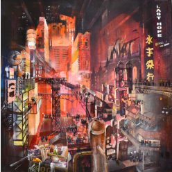 Neogrády Antal - Ray of Hope (100 x 100 cm) olaj/vászon