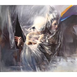 Garay-Nagy Norbert - Titok (100 x 115 cm) olaj/vászon