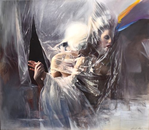 Garay-Nagy Norbert - Titok (100 x 115 cm) olaj/vászon
