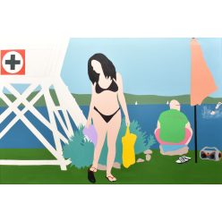 Bereczki Kata -S.O.S. (60x80cm) akril/vászon