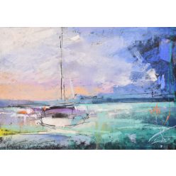   Gécseg András - Impresszió-Balaton (22x28cm) pasztel/papír