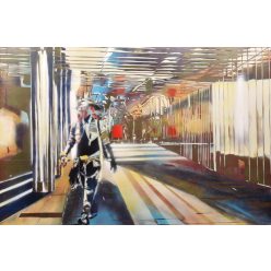   Barakonyi Zsombor - Woman Wonderer V. 05. (50 x 75 cm) olaj/farost