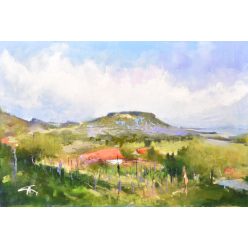 Gécseg András - Badacsony-Tanúhegy(40x60cm) olaj/vászon