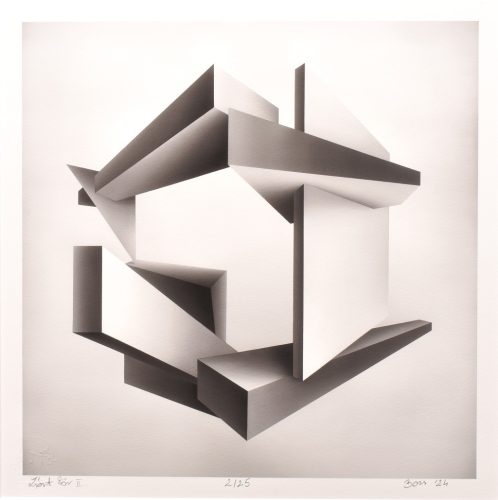 Bors Györgyi -  Zárt kör II. 2/25. (30 x 30 cm) print