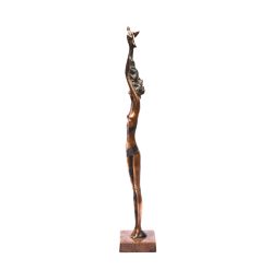 Czobor Sándor - Szárnyalás (41x7x7cm) bronz