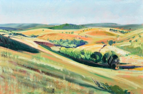 László Dániel - Mezők hullámai (40 x 60 cm) olaj/vászon