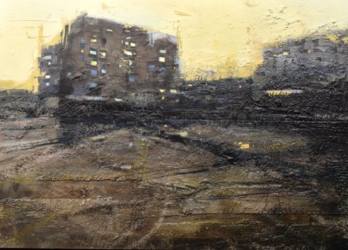 Nagy Tibor - Lassú este (50x70cm) olaj/fa