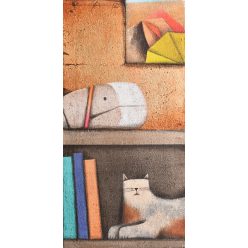 Ludvig Dániel - Önmagam szobra (60x30cm) olaj/vászon