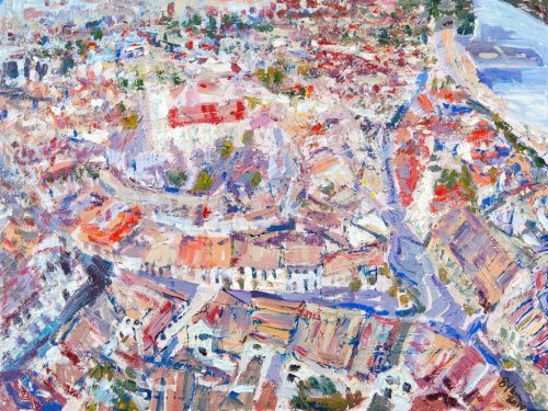 Győző Bihon - My hometown oil/canvas (60 x 80 cm) oil/canvas