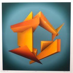 Bors Györgyi - Zárt kör 1/10. (50 x 50 cm) print