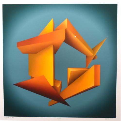 Bors Györgyi - Zárt kör 1/10. (50 x 50 cm) print