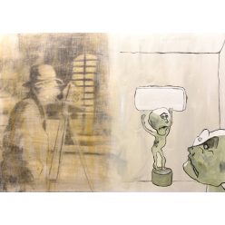   Bánföldi Zoltán - Valahol a Földön (50x70cm) olaj/vászon