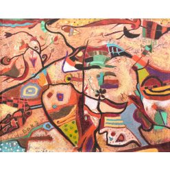 Bak Judit – Különös táj (40 x 50 cm) olaj/fa
