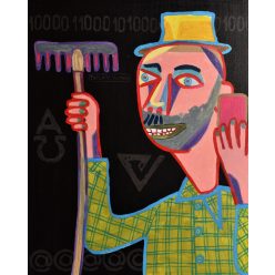   Pálfy István Putyu - Vidékfejlesztési menedzser (50x40cm) olaj/vászon