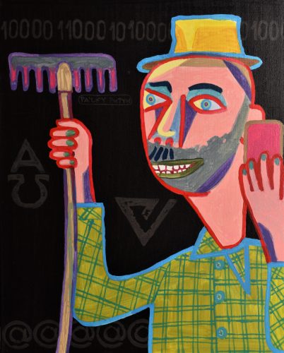 Pálfy István Putyu - Vidékfejlesztési menedzser (50x40cm) olaj/vászon