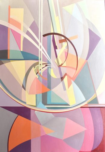 Csóka László - Találkozások (100x70cm) olaj/vászon