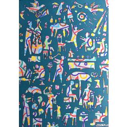 Pálfy Putyu István - Retro buli (70 x 50 cm) olaj/vászon