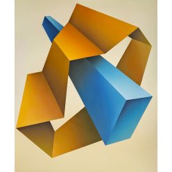 Bors Györgyi - Két forma (120 x 100 cm) olaj/vászon