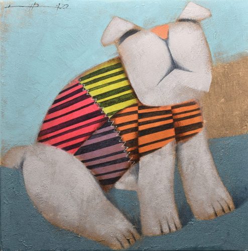 Ludvig Dániel - Lüszi (70 x 70 cm) olaj/vászon