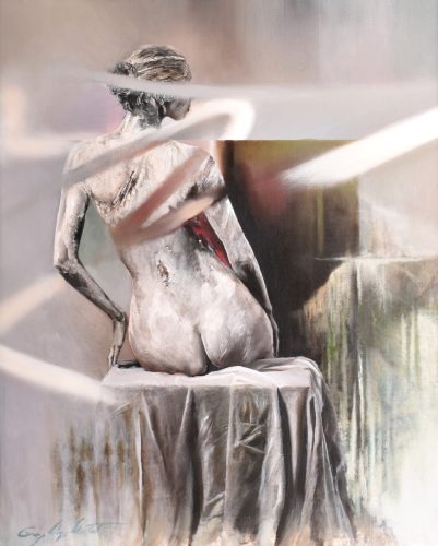 Garay-Nagy Norbert - Vénusz (50 x 40 cm) olaj/vászon