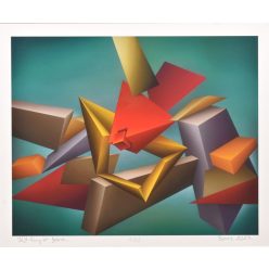   Bors Györgyi - Két kinyíló forma 1/25. (24 x 30 cm) print