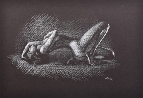 Boros Attila - Extázis (21 x 30 cm) grafika/papír