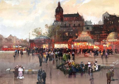 Neogrády Antal - Életérzés - Párizs (50x70cm) olaj/vászon