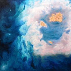 Bánföldi Zoltán - Naptánc (58x58cm) olaj/vászon