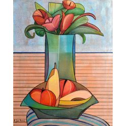   Pálfy Julianna - Ízek és színek (50 x 40 cm) olaj/vászon