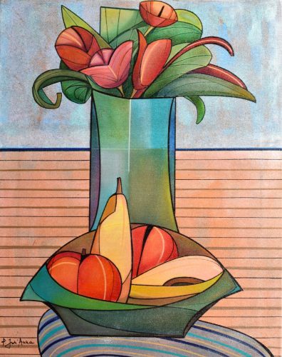 Pálfy Julianna - Ízek és színek (50 x 40 cm) olaj/vászon