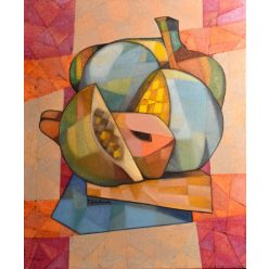 Pálfy Julianna - Tökszezon (60 x 50 cm) olaj/vászon