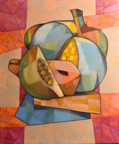 Pálfy Julianna - Tökszezon (60 x 50 cm) olaj/vászon