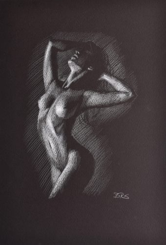 Boros Attila - Mámor (30 x 21 cm) grafika/papír