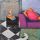 Ludvig Dániel - Living room I.  (30x30cm) olaj/vászon