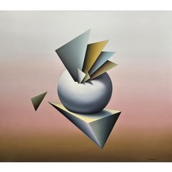 Bors Györgyi - Elszakadás (70 x 80 cm) olaj/vászon