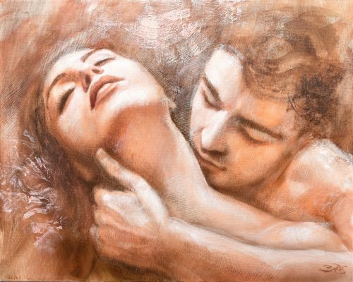 Boros Attila - Mámor (40 x 50 cm) olaj/vászon