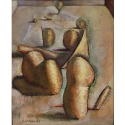 Müller Árpád -Shapes (54x45cm) oil/MDF wood